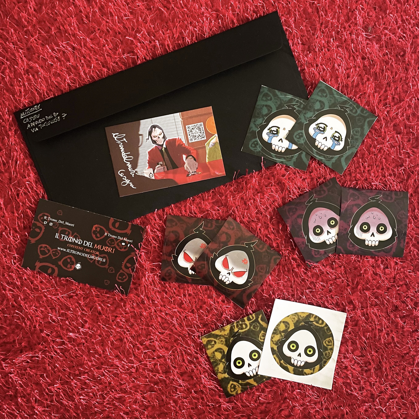 SET COMPLETO EMOZIONY STICKERINI CON AUTOGRAFOH